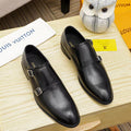 New Mens Formal Double Buckle Monk Dress Shoes