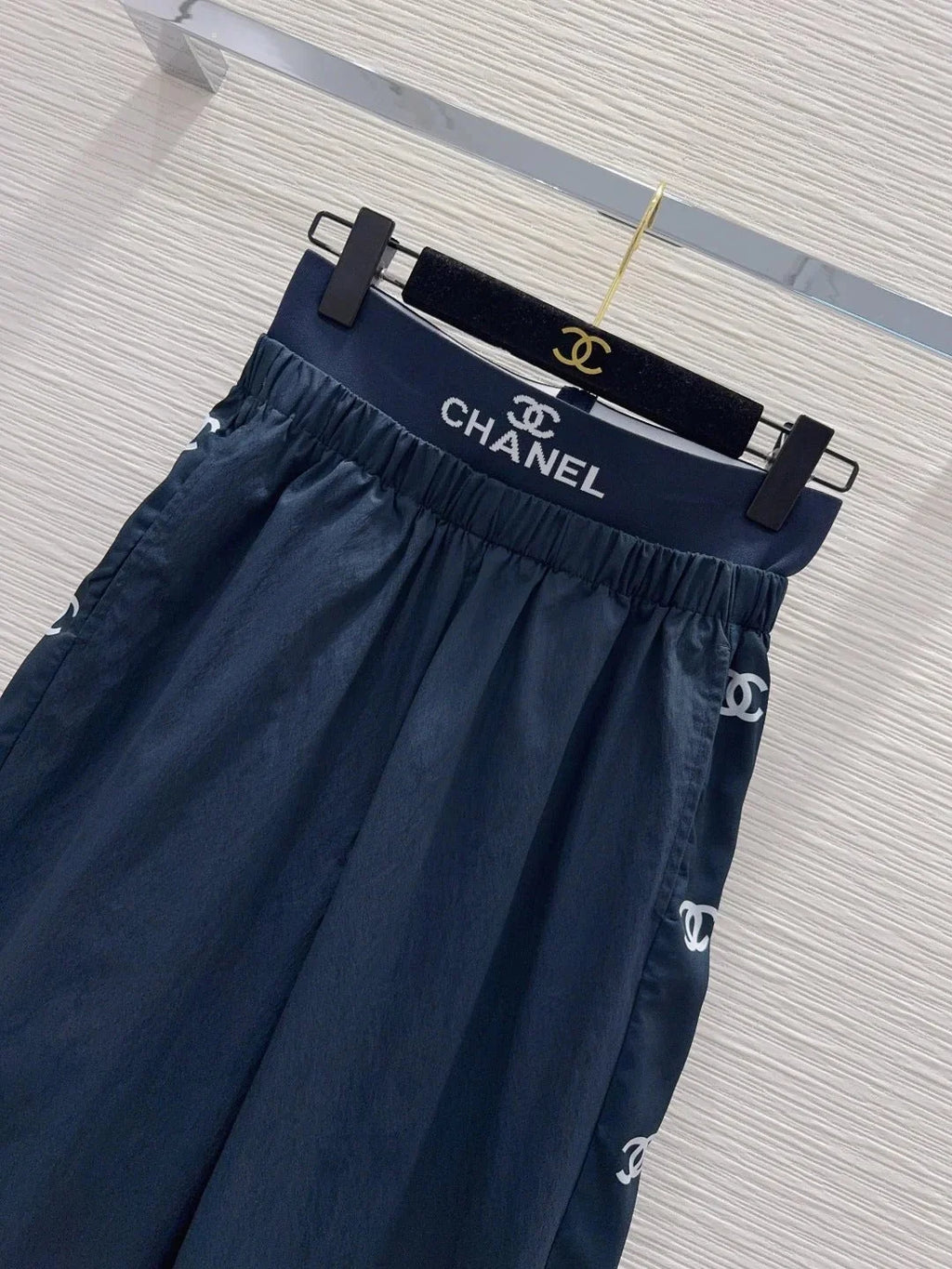 CHA 2026 Wide-leg Trouser With Waistband Cotton Nylon 827713