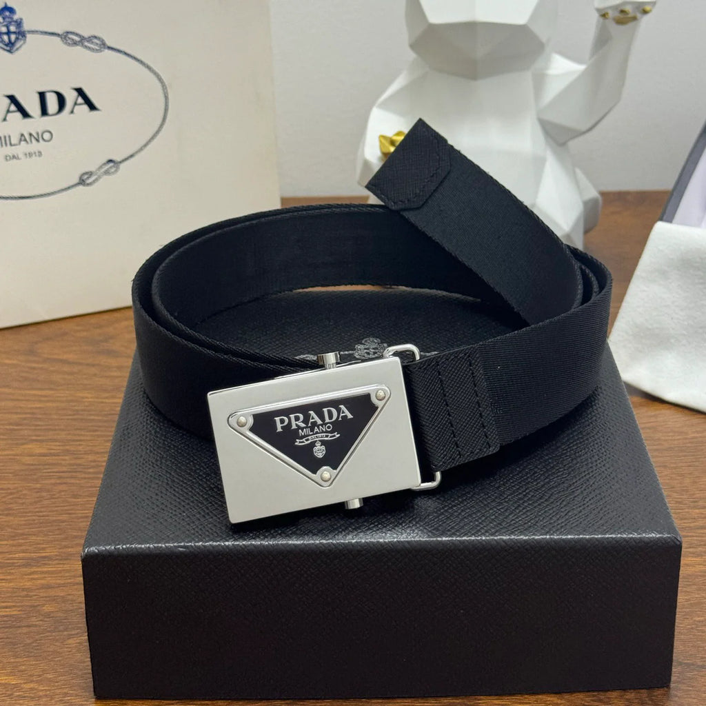 Woven fabric belt belt with metal buckle  1425120903
