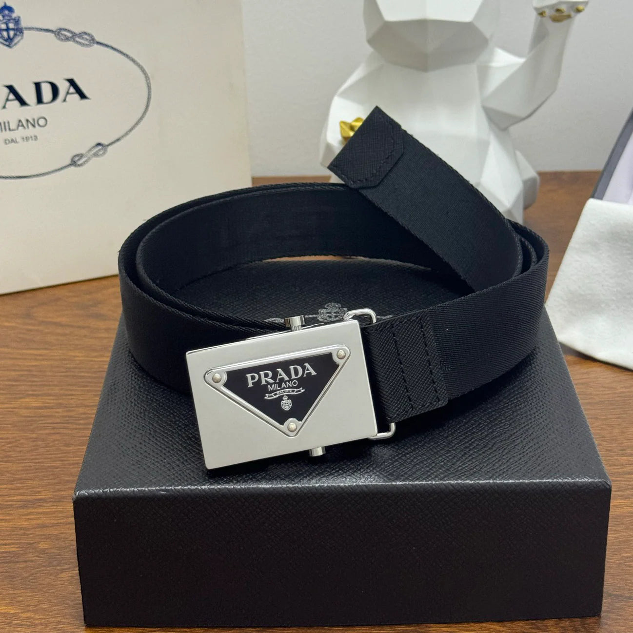 Woven fabric belt belt with metal buckle  1425120903