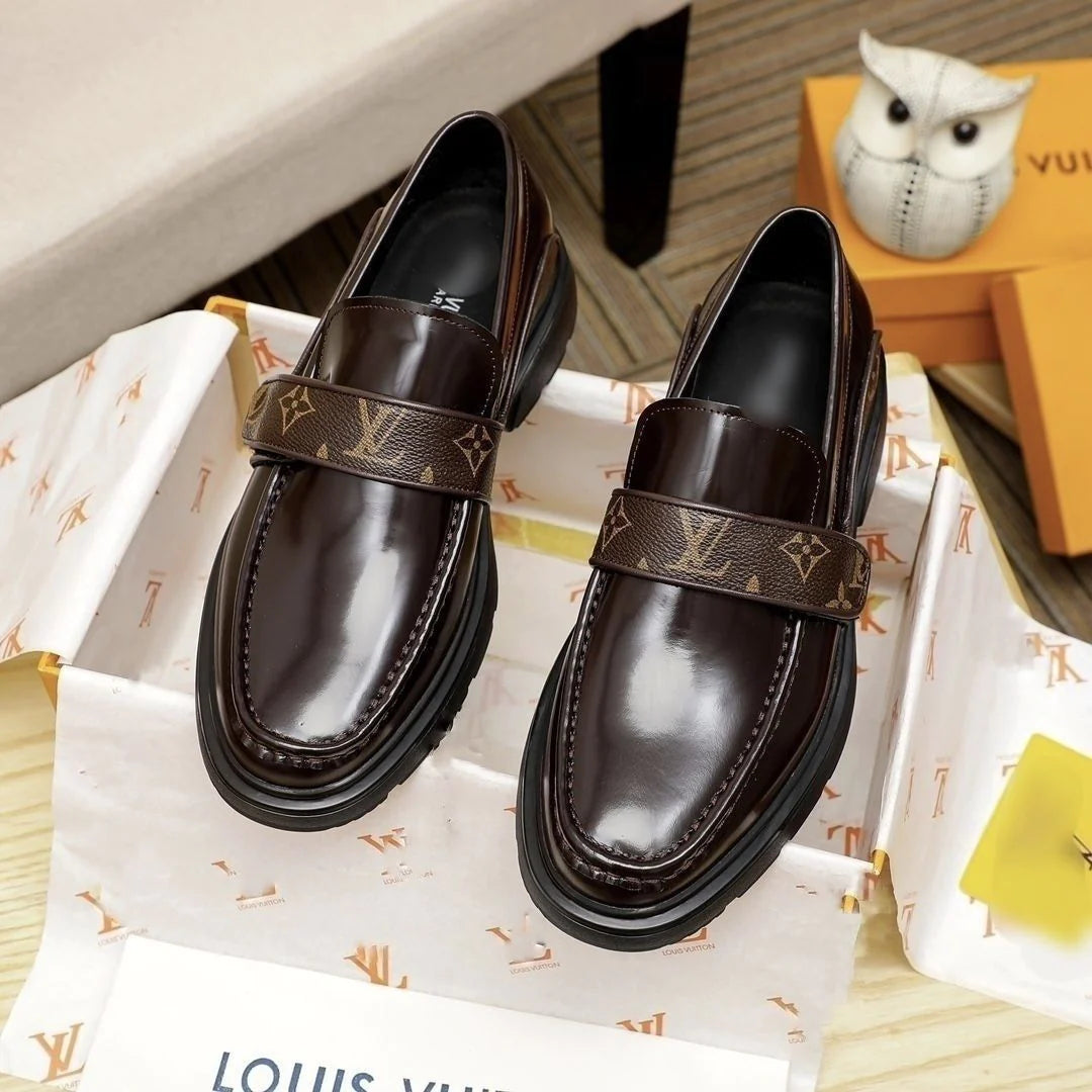 Casual Men's Leather Shoes Leather Loafers 1024032107