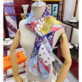 New Fashion Versatile Silk Square Scarf 1024032004