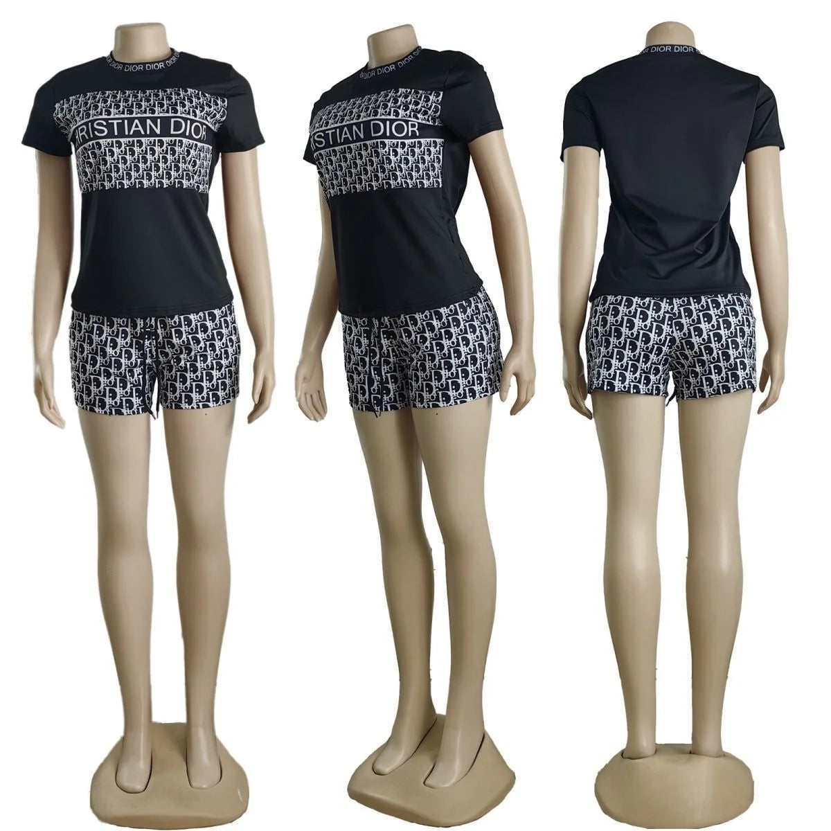 Fashion Casual Short Sleeve Top Shorts Temperament Suit 1024062112
