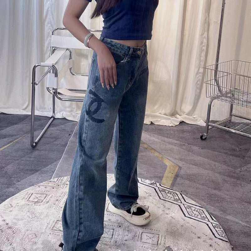 New Versatile Casual Straight Jeans PF1023101225