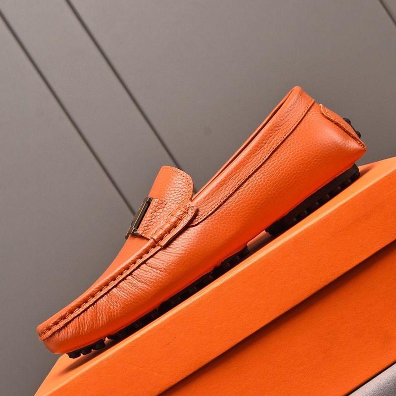 New Leather Casual Men's Shoes Comfortable Slip-on Loafers 1024031518
