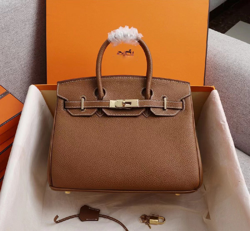 Birkin Handbag With Double Handles
