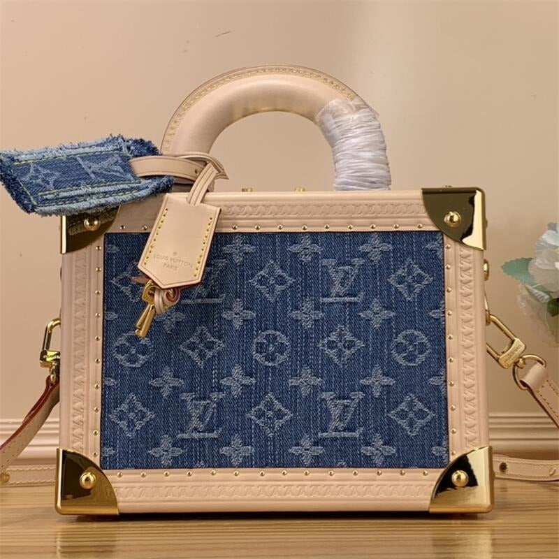 L Petite Valise Monogram Denium Bag 1024071014