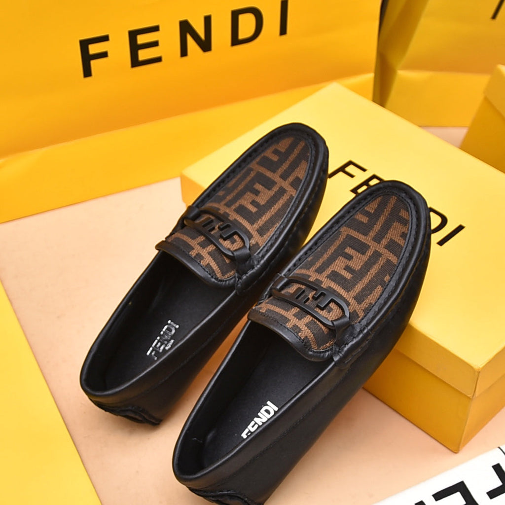 F Trendy Print Loafers XC0823033026