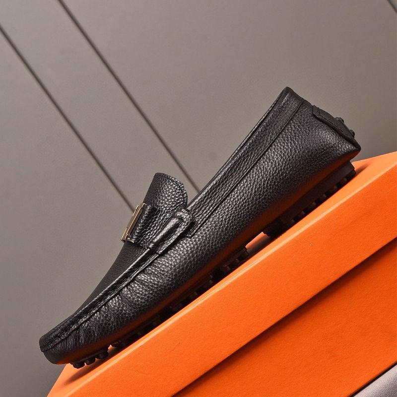 New Leather Casual Men's Shoes Comfortable Slip-on Loafers 1024031518