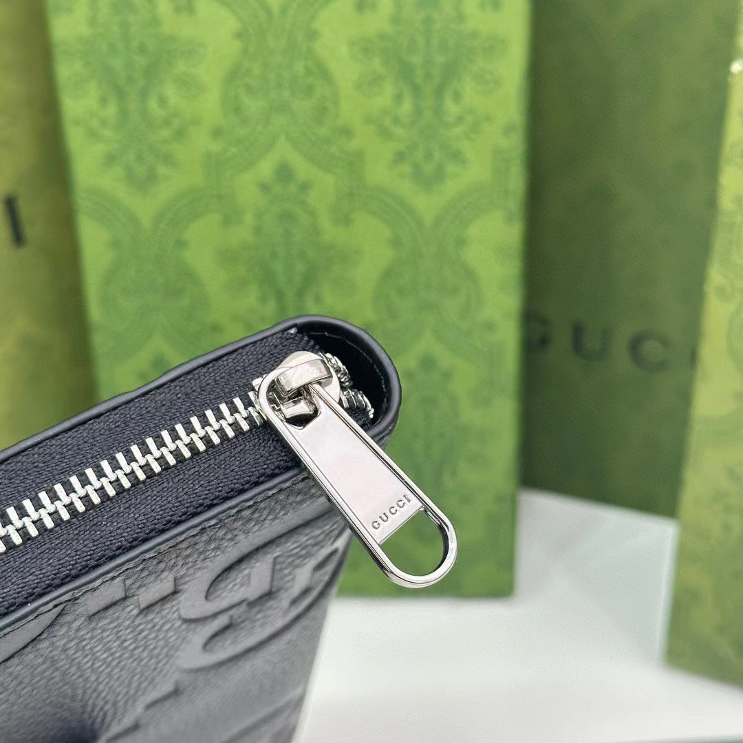 G Pattern Metal Buckle Zipper Wallet 0424052809