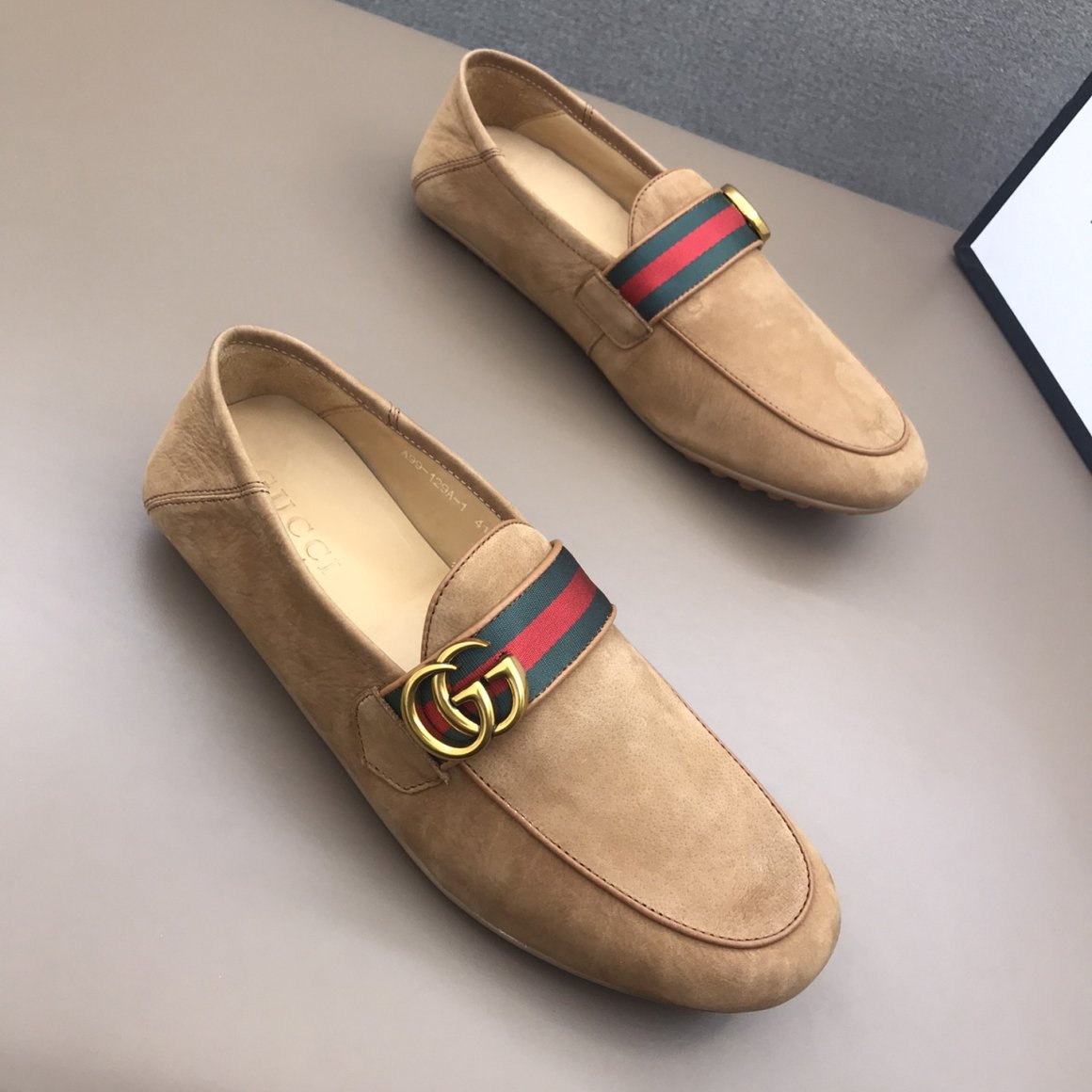 Men's luxury suede loafers