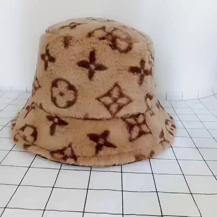 New Fashion Retro Plush Fisherman Hat Unisex PF1023103117