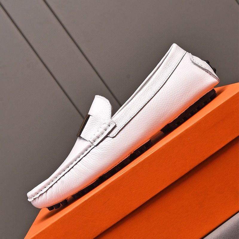 New Leather Casual Men's Shoes Comfortable Slip-on Loafers 1024031518