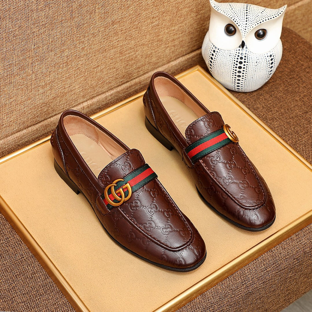 Men's genuine leather handmade classic fashion loafers