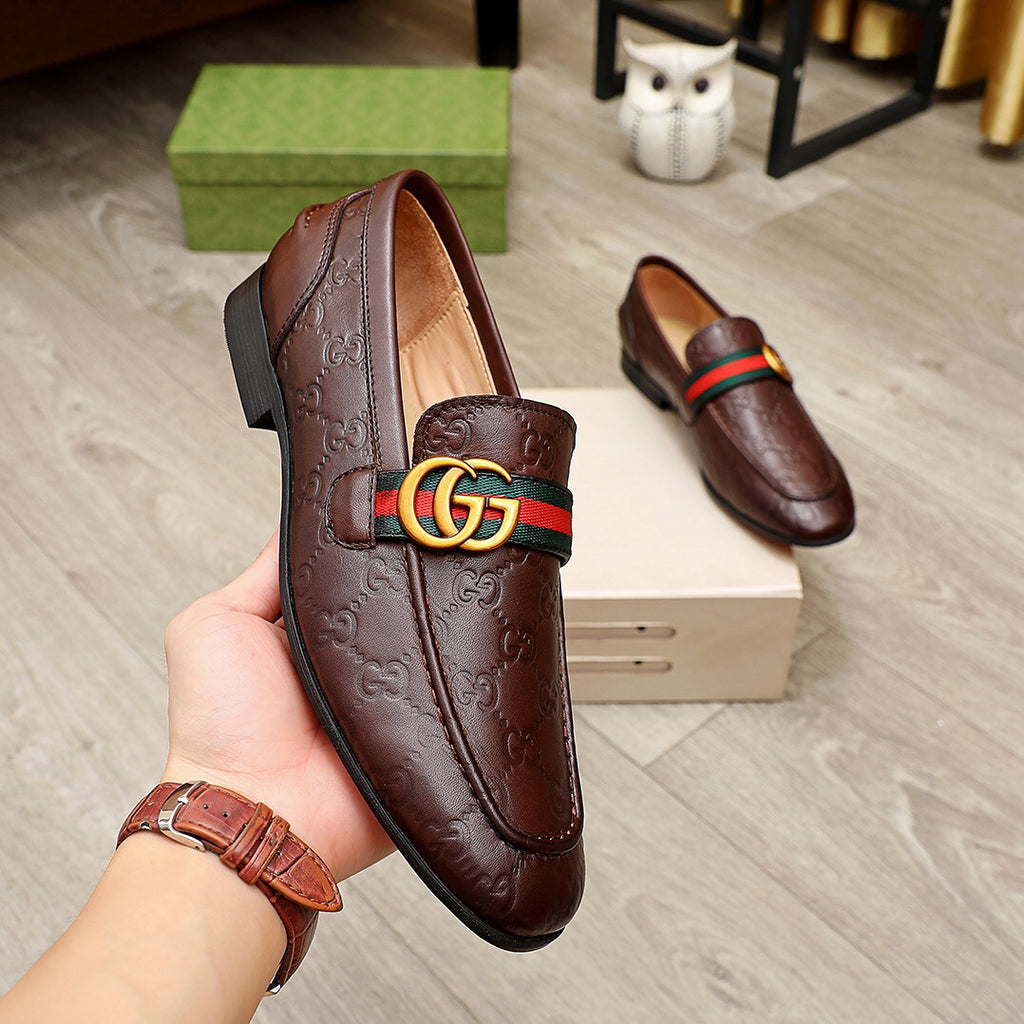 Men's genuine leather handmade classic fashion loafers