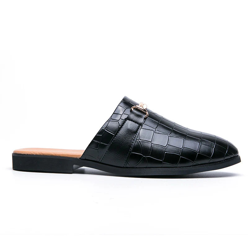 2026 fashion semi-support shoes trend outer wear heelless men's shoes