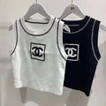 Letter Printed Knitted Camisole 0424031821