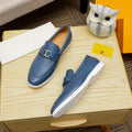 Men's New Alphabet Loafers Versatile Slip-On Shoes