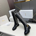 2024 D brand luxury embroidery patchwork leather casual boots 04240081608