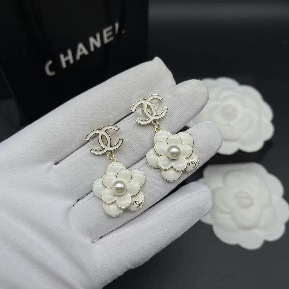 Fashionable Tassel Full Diamond Earrings 1024010313