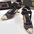 2023  pointed toe high heel sandals