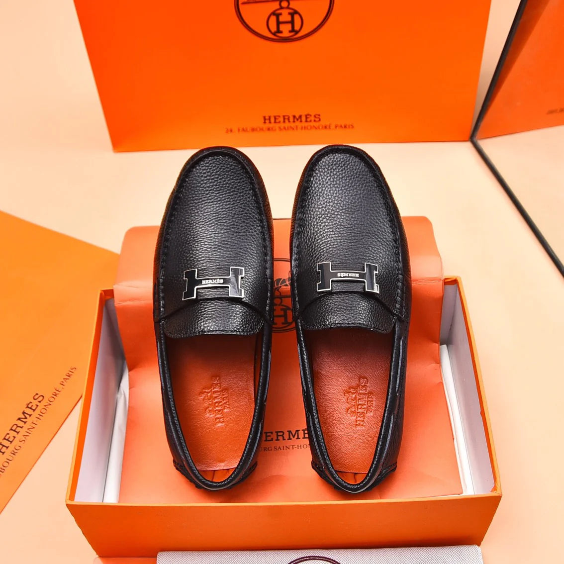 Luxury classic versatile men's leather shoes 1024073103