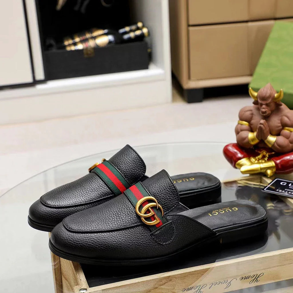 Men's Casual Leather Shoes Leather Slippers 1025031305