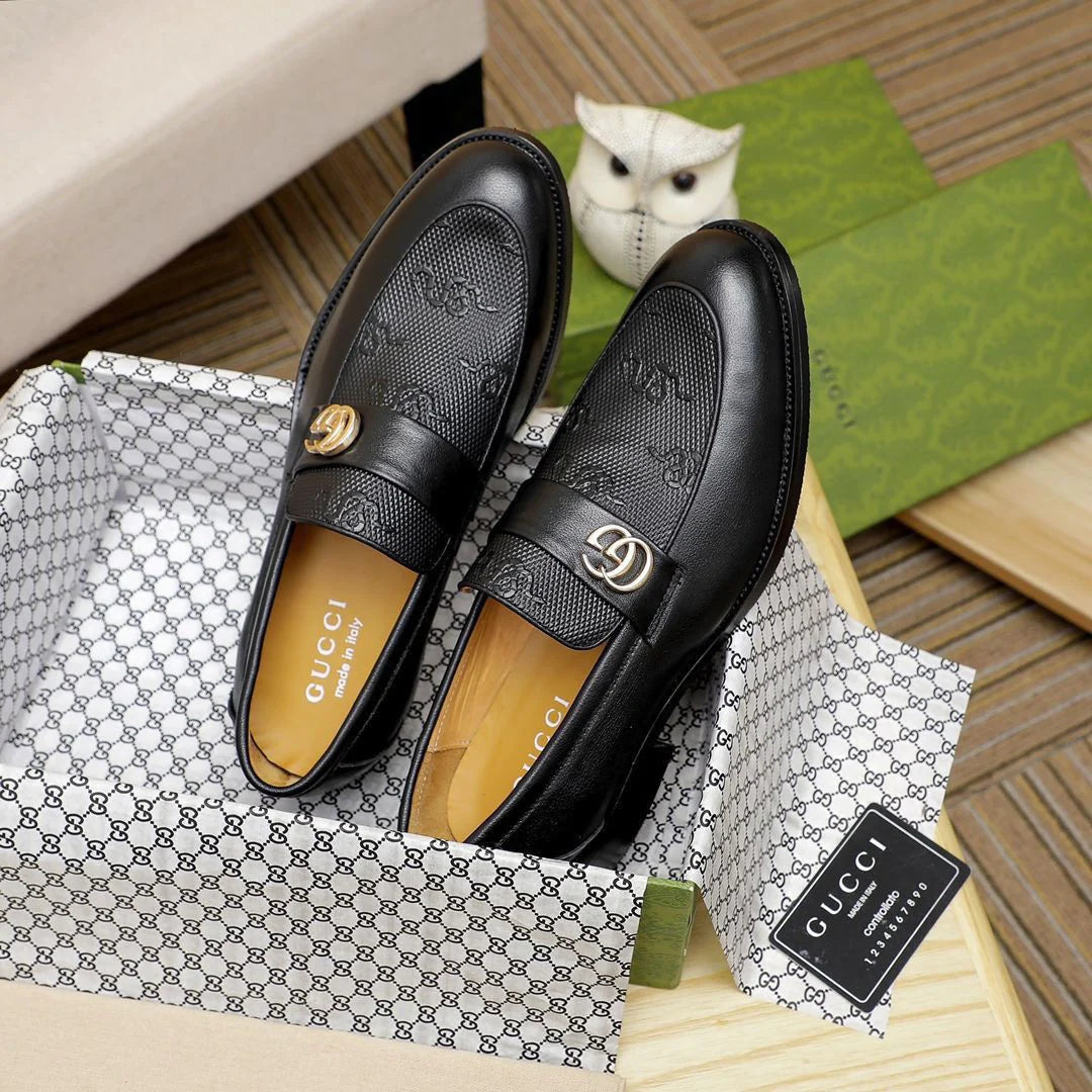 High-end Explosions Genuine Leather Slip-on Printed Breathable Thin Leather Shoes 1024032115