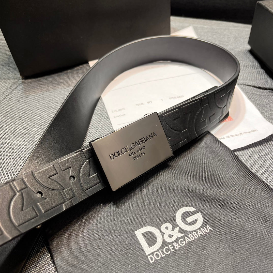 New Embossed Simple Versatile Belt 1025063004