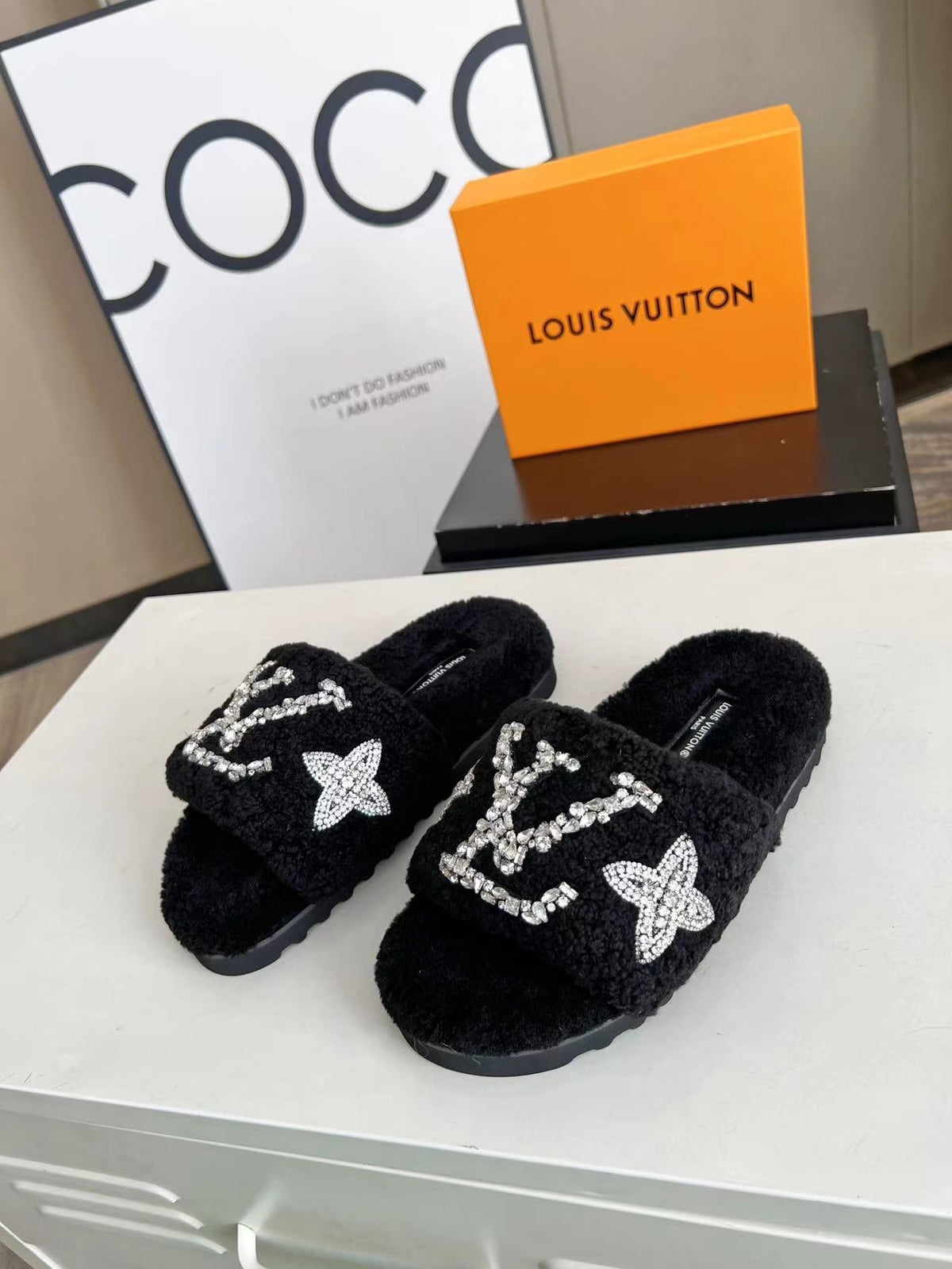 23 The most popular lambswool slippers in autumn and winter XC0423101606