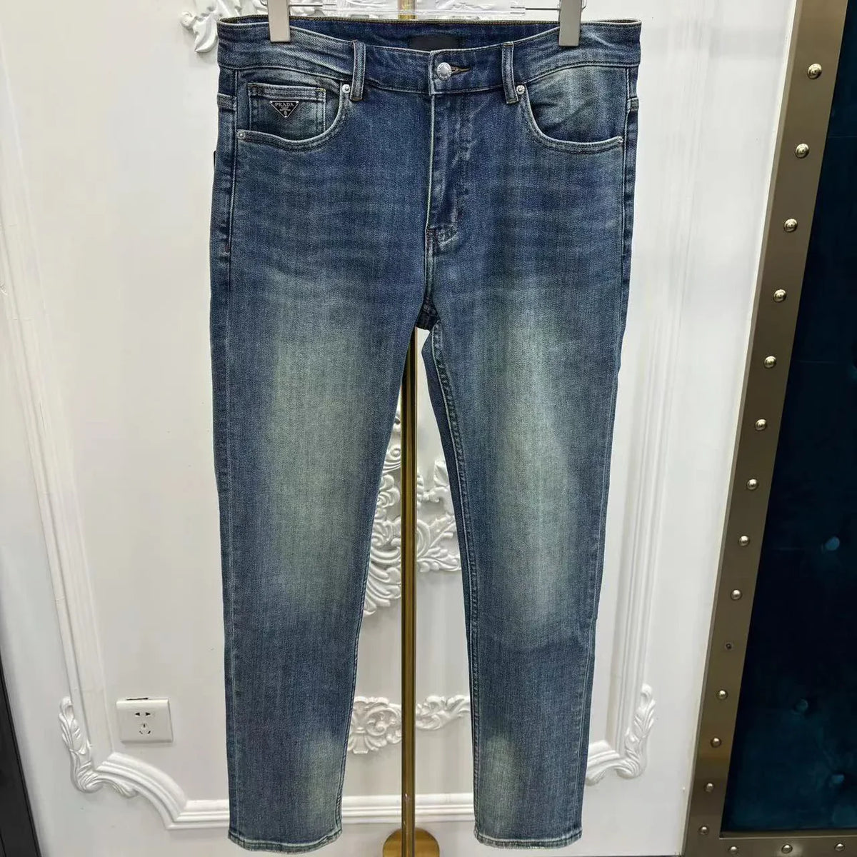 New men's slim fit versatile jeans 1024101838