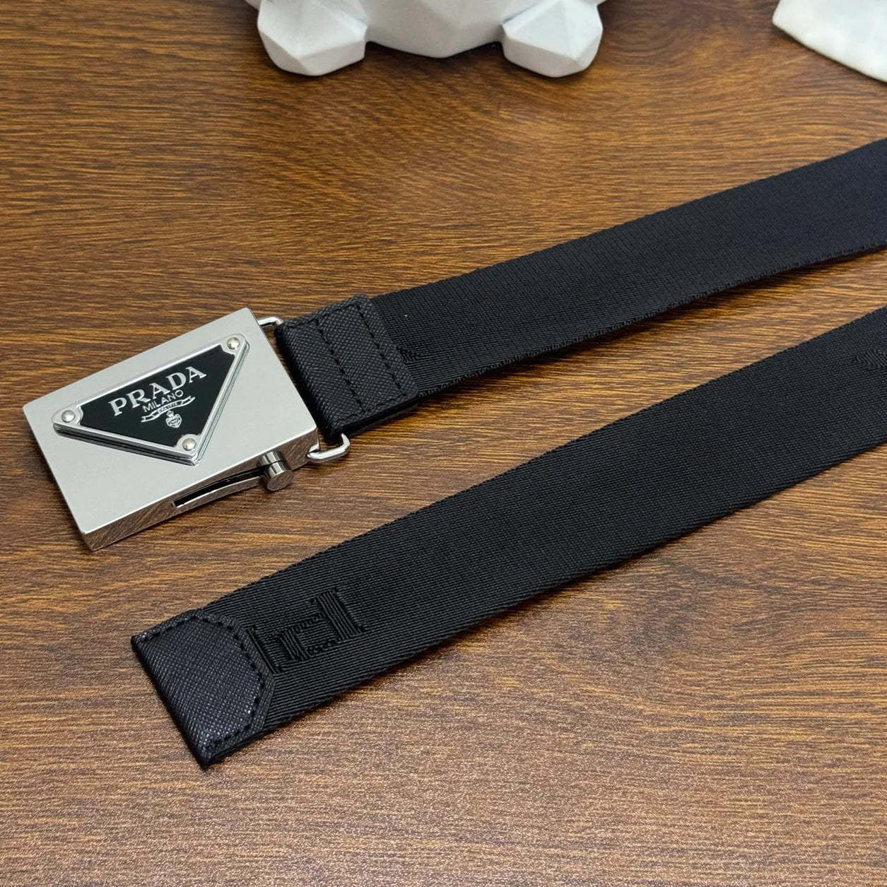 Woven fabric belt belt with metal buckle  1425120903