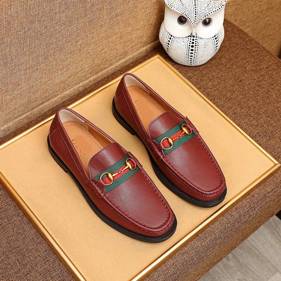 New G Logo Classic Style All-Match Men's Loafers-PD0523041101