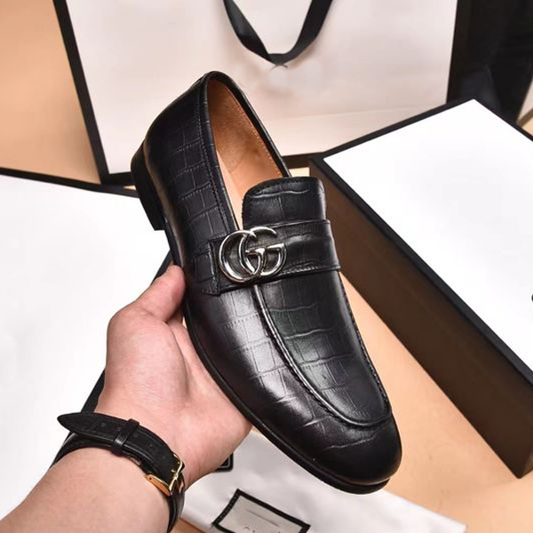 G Men's Classic Crocodile Loafer