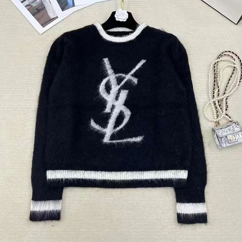 Ladies' lazy style knitted sweater 1024092445