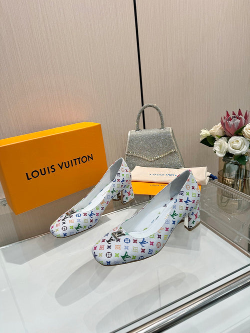 2025 Spring and Summer Multicolor Women's High Heels XC042504013