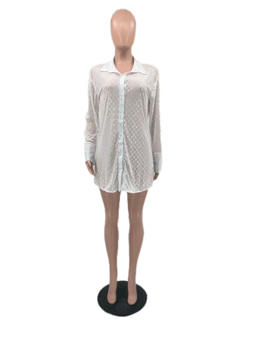New Sexy Mesh Shirt Top 1024071933