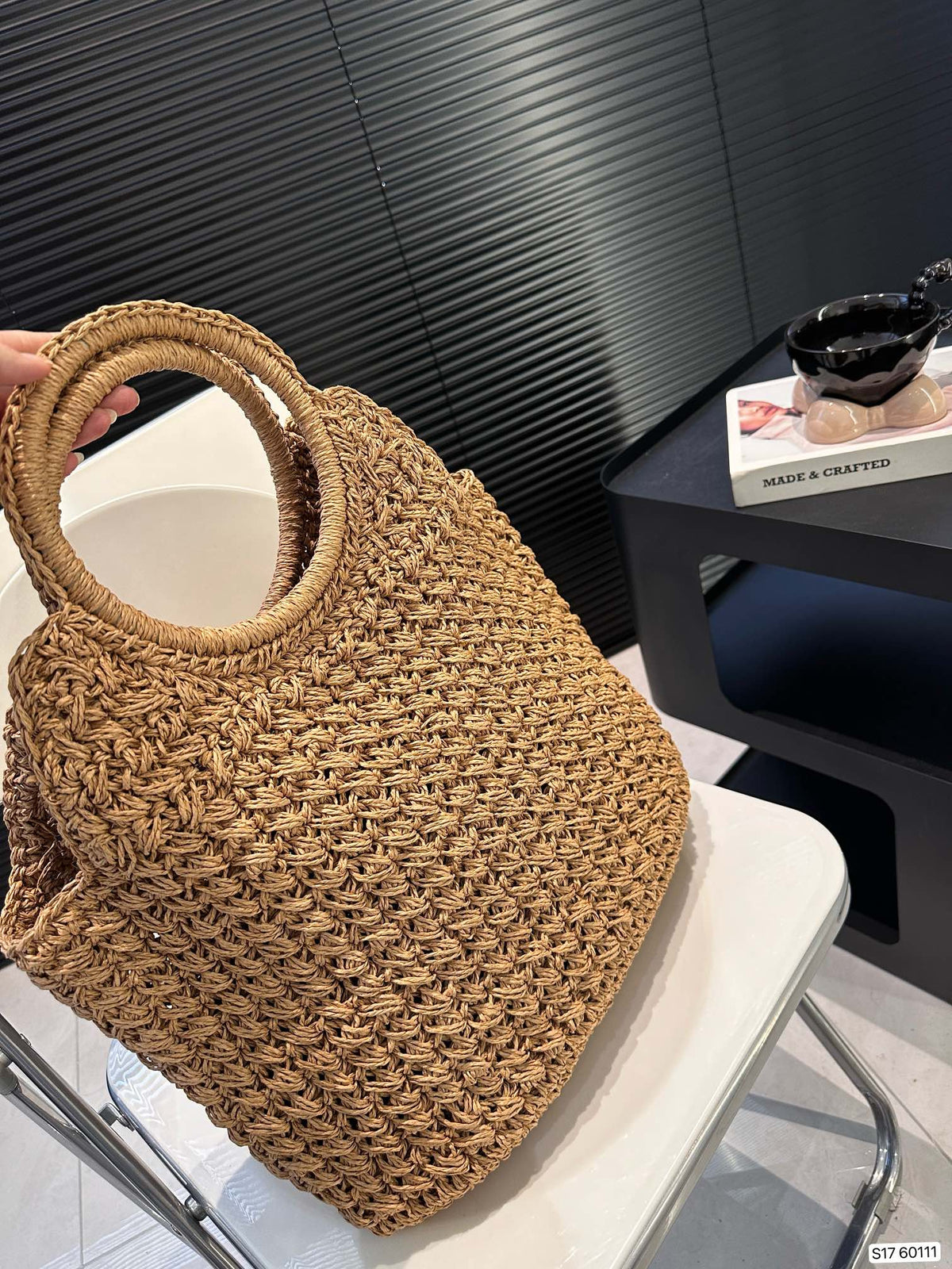 YSL Summer Fashion Straw Tote Bag 0724041110