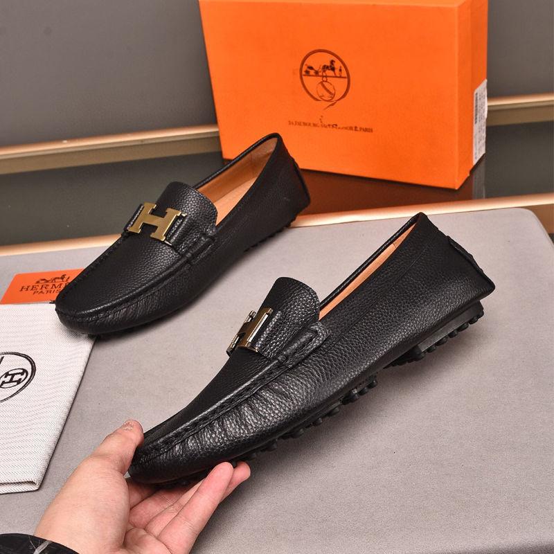 New Leather Casual Men's Shoes Comfortable Slip-on Loafers 1024031518