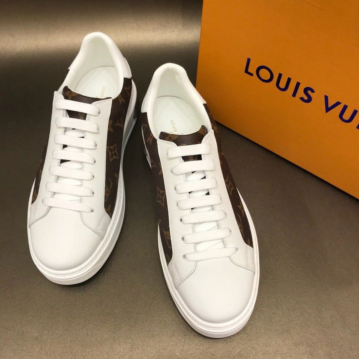 VL Time Out Sneaker White/Brown For Women 0425022430