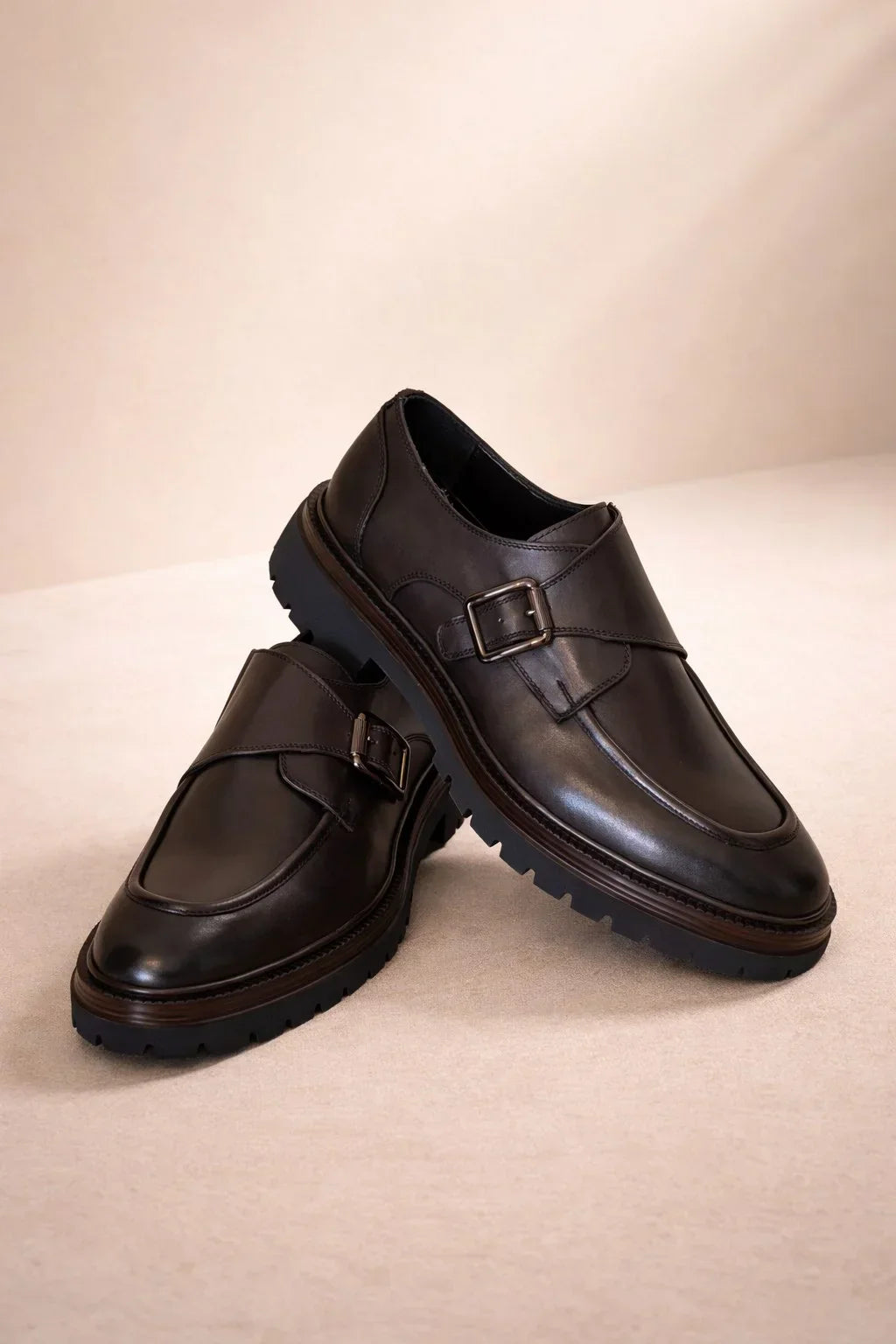 Cary Pump Brown Buckle Loafers