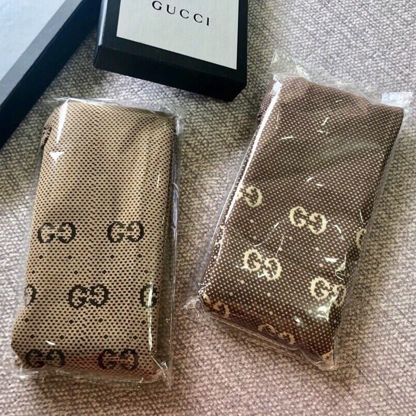 All-match Logo Luxury One-piece pantyhose, leggings Pure cotton socks PD0423102501