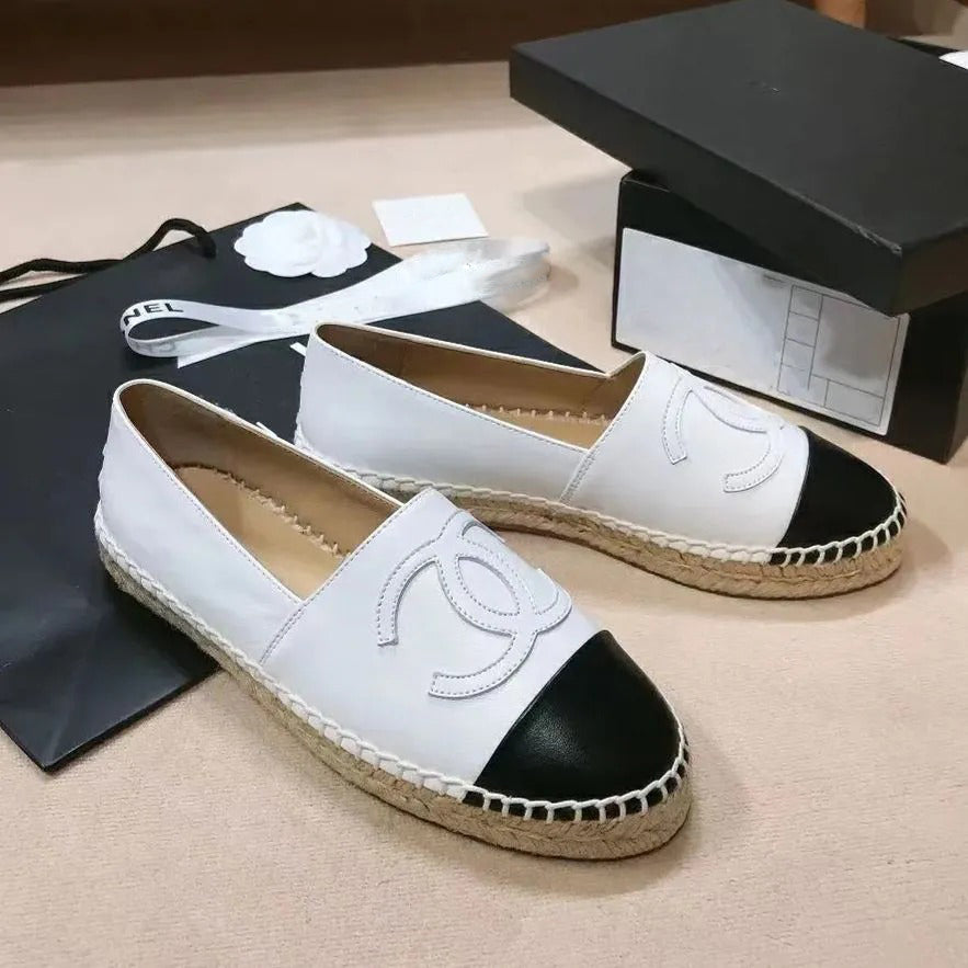 New fashion D logo womens loafers2