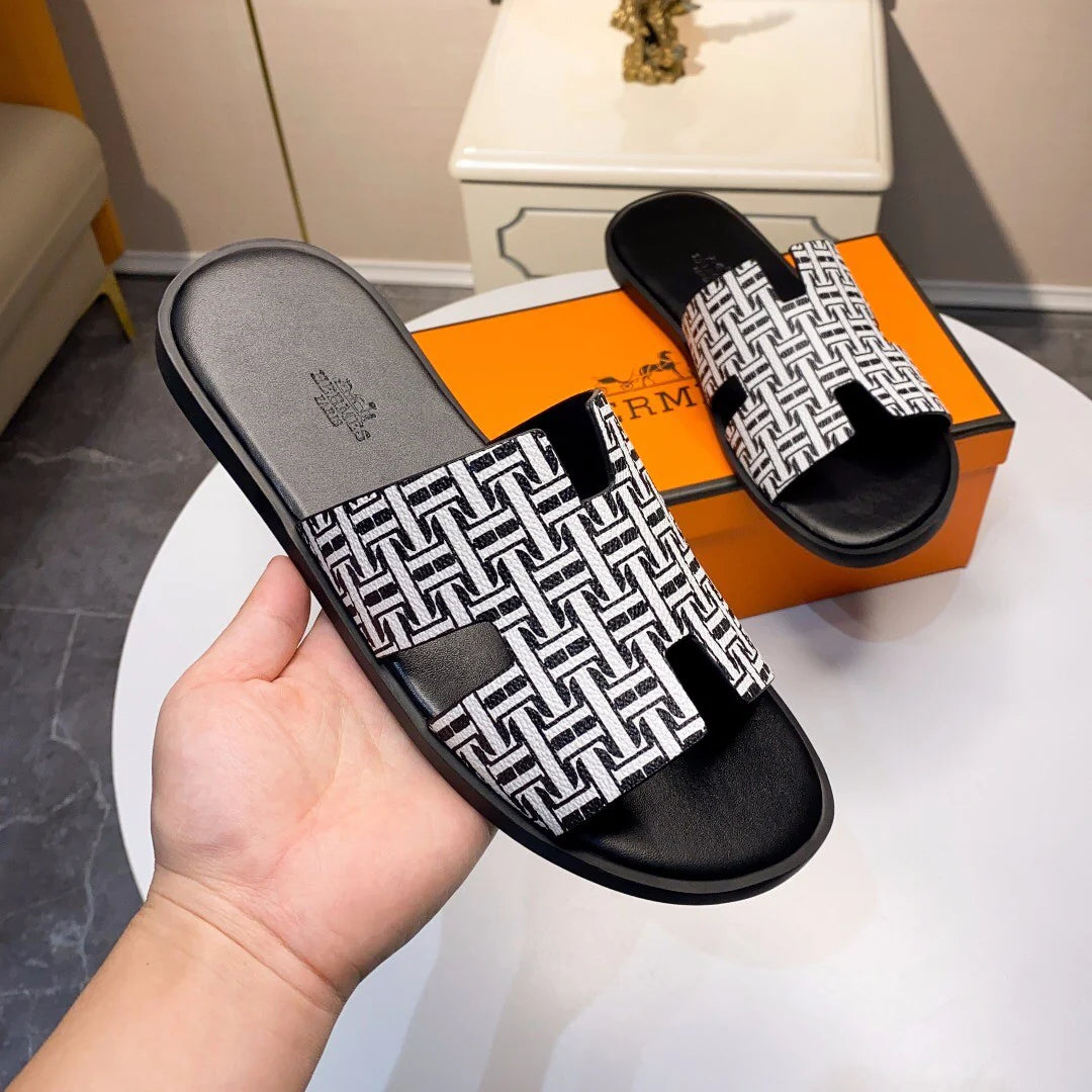 New fashion men's printed casual sandals 1024052009