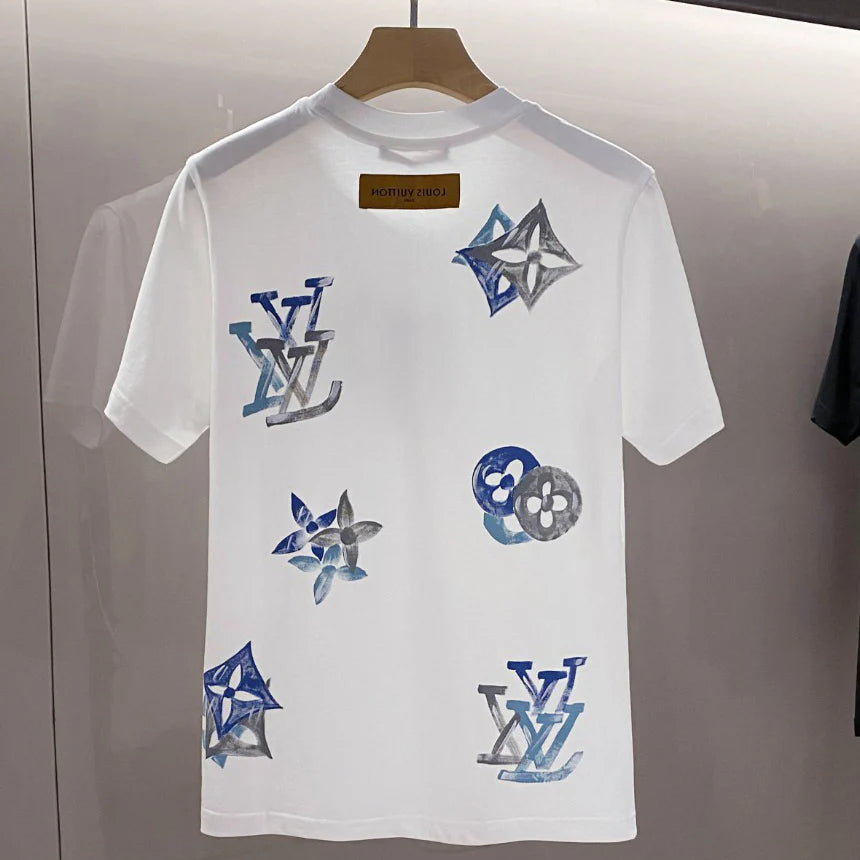 New Fashion Printed Short Sleeve 3D1025010803