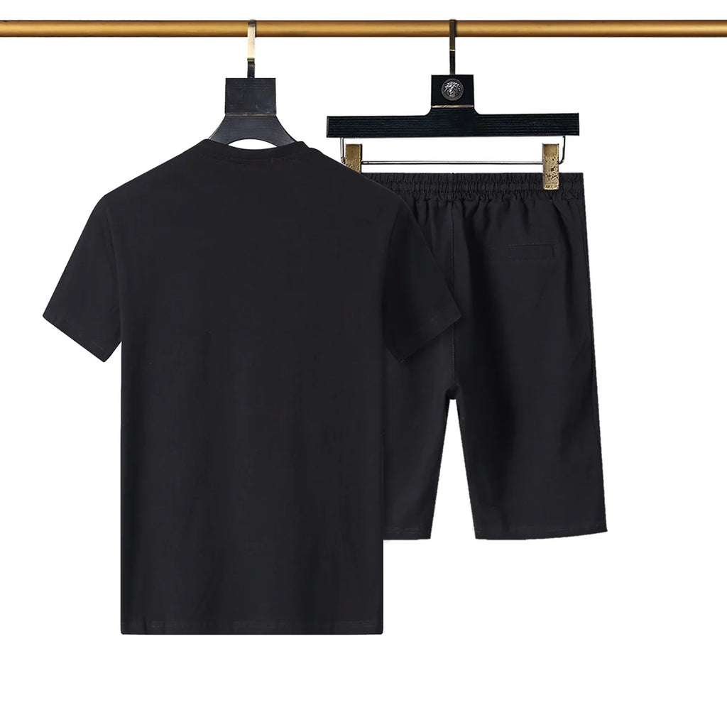 New fashion round neck short suit 1025042801