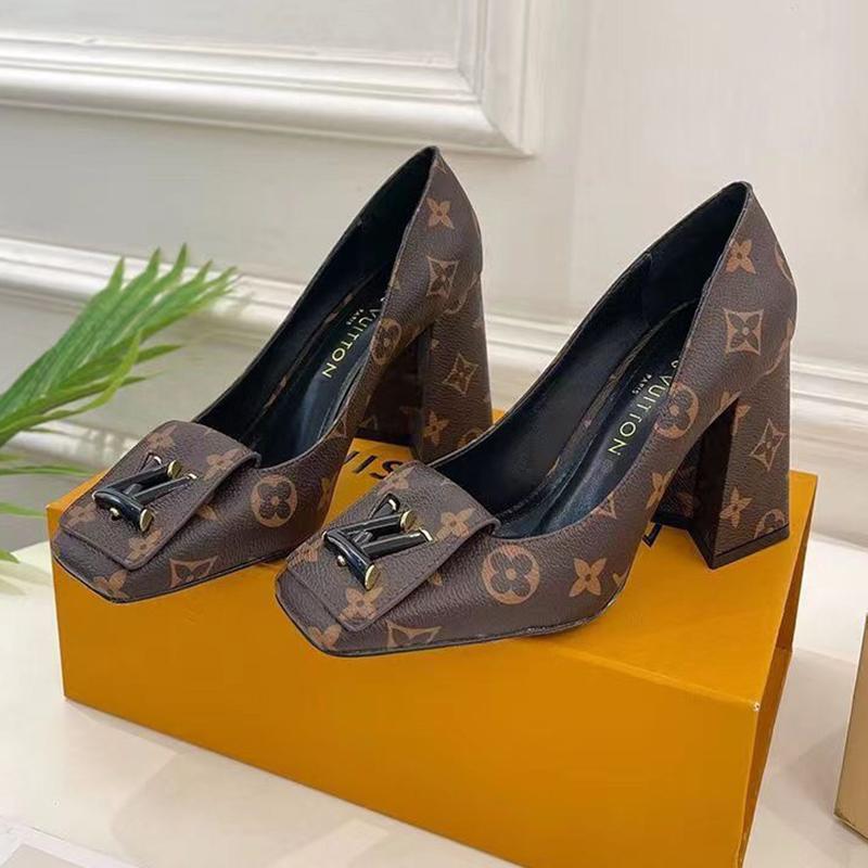 Fashion New Versatile Commuter High Heel Women's Shoes 1023120715