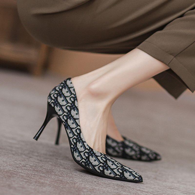 Fashion and versatile casual women's high heels 1023120610