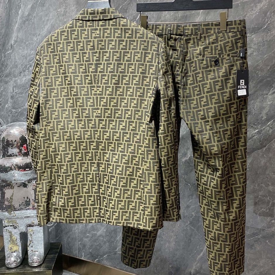 Yellow F High-end Trendy Casual Suit PD02032404