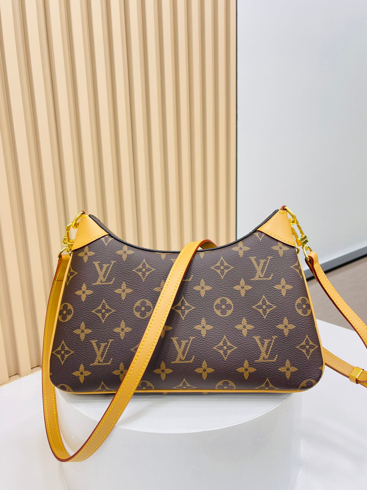 Fashion Design Large Capacity Women's Shoulder Bag Stylish Handheld Genuine Leather Canvas Messenger Bag 0424082106